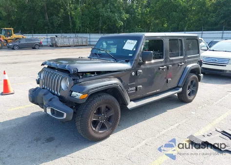 2018 Jeep Wrangler Unlimited Sahara 4X4 из США, поврежденный, VIN 1C4HJXEG1JW159817